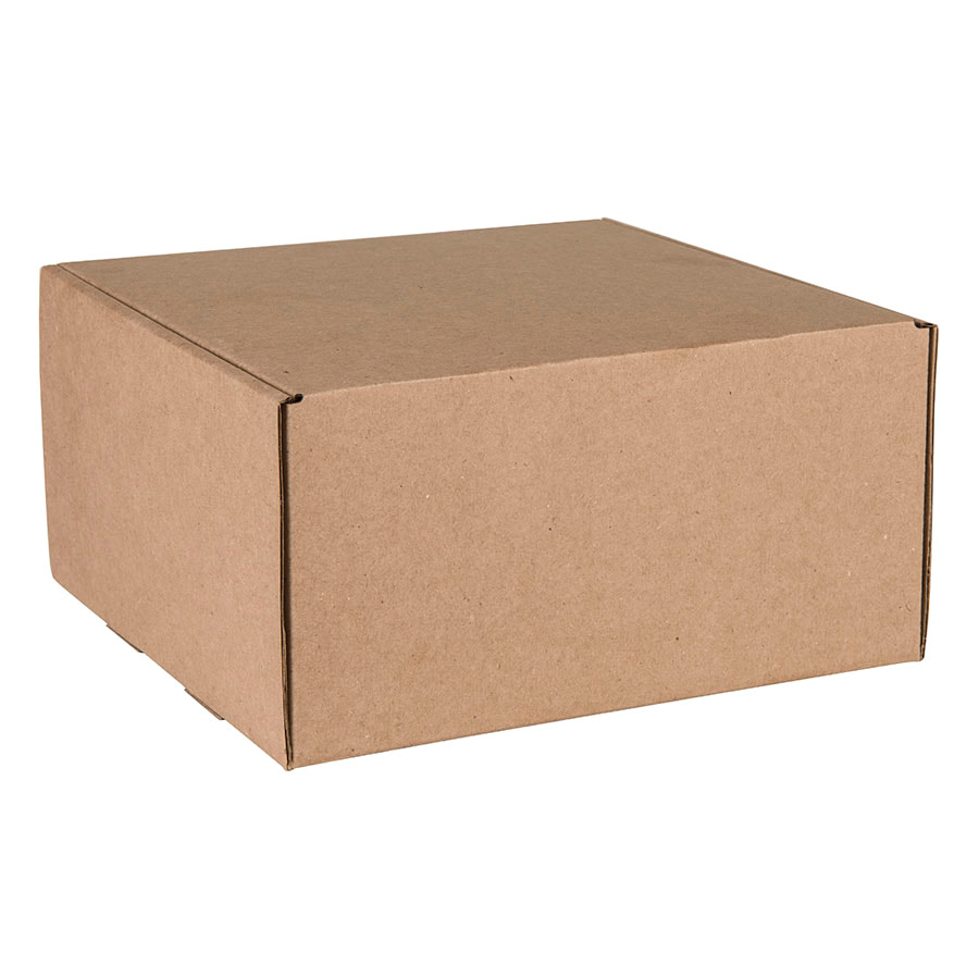 Коробка подарочная BOX, размер 20, 5 x 21 x  11см, картон МГК бур.