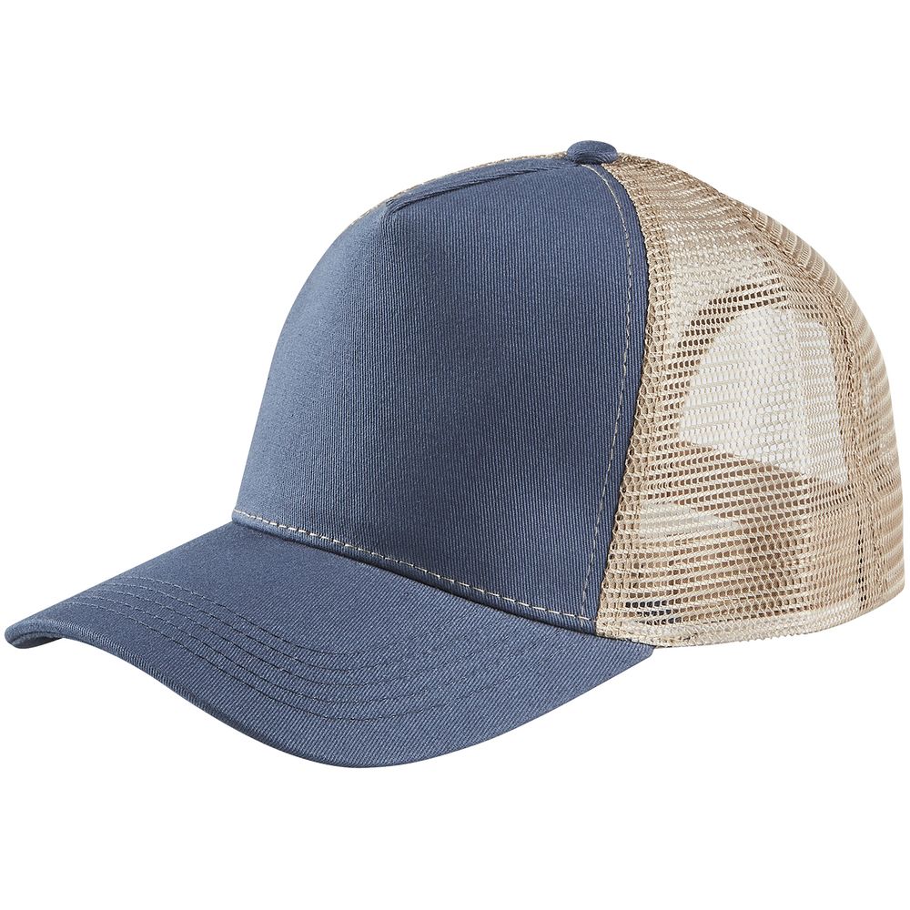 синяя (джинс) с бежевым