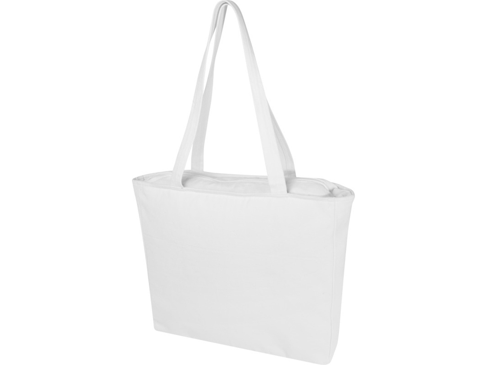 Weekender эко-сумка из переработанного материала Aware™ плотностью 500 г/м² — Белый