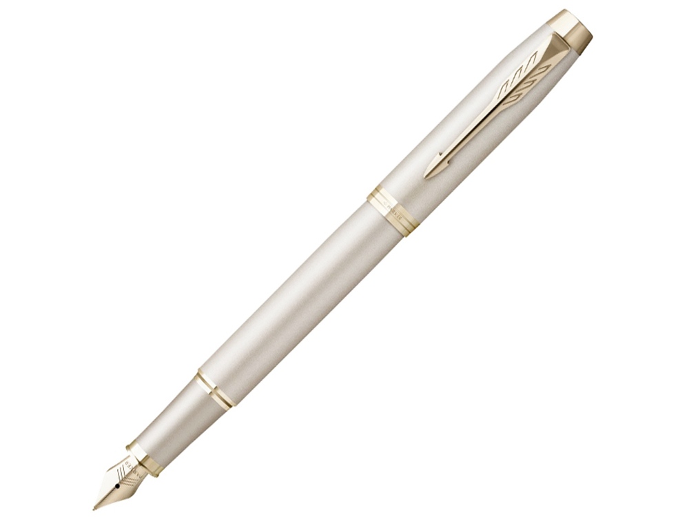 Перьевая ручка Parker IM Professionals Monochrome Champagne, перо: F, цвет чернил: Blue