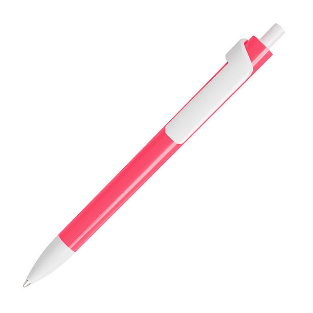 FORTE NEON, ручка шариковая, неоновый красный/белый