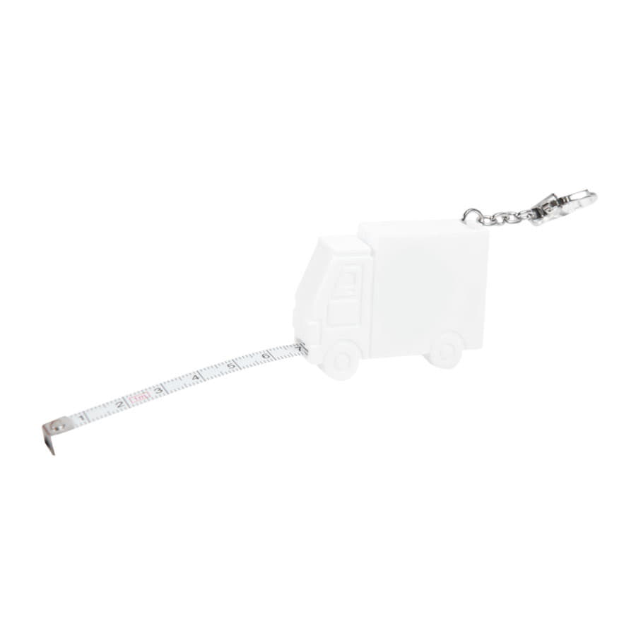 Брелок-рулетка "Грузовик" (1 м); 5,7х4х1,2 см; пластик
