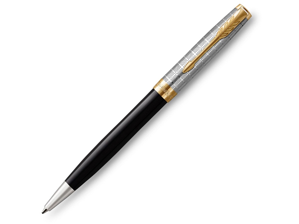 Шариковая ручка Parker Sonnet Premium Refresh BLACK GT, стержень: M, цвет чернил: black