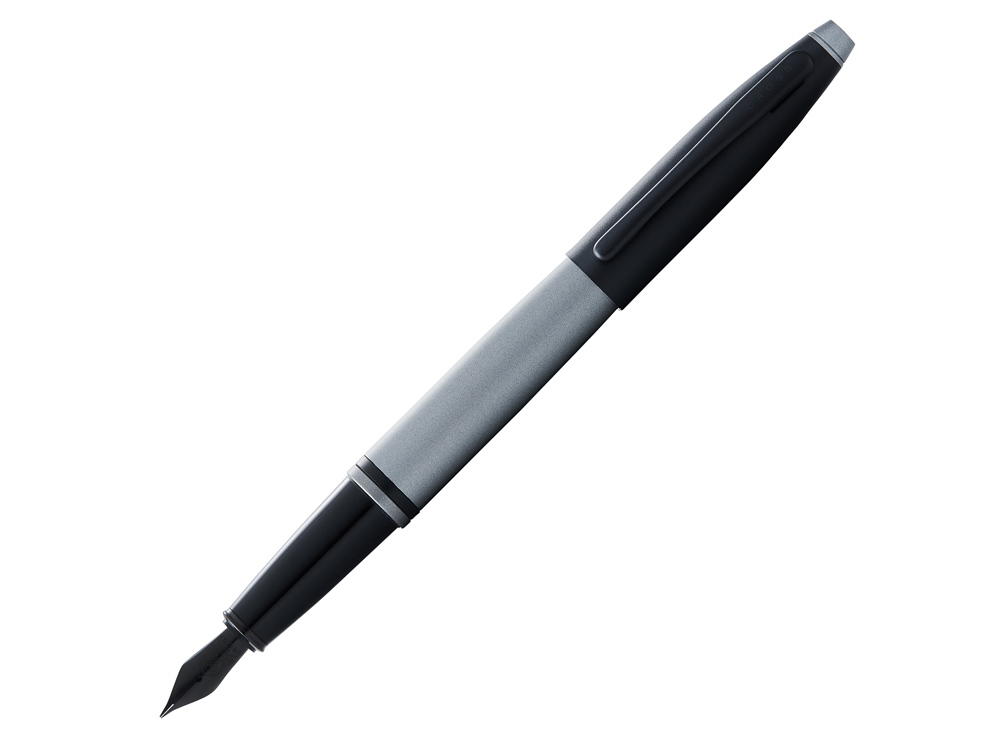 Перьевая ручка Cross Calais Matte Gray and Black Lacquer