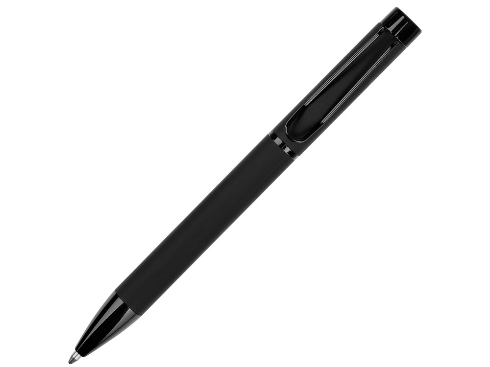Металлическая шариковая ручка Black Lama, софт-тач