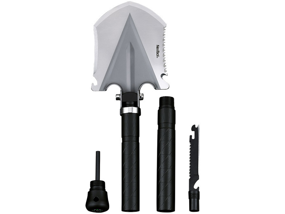 Складная мини лопата Nextool, черная (NE20013)