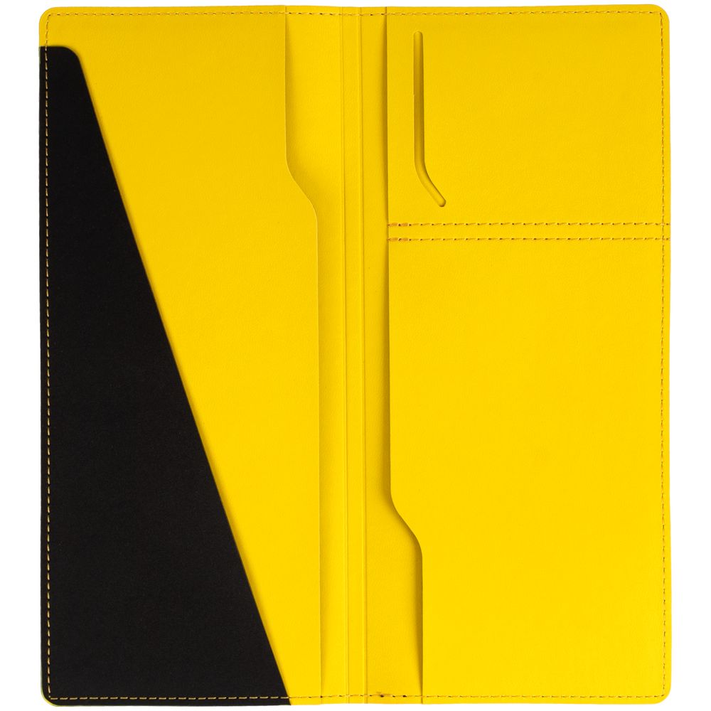 черный с желтым