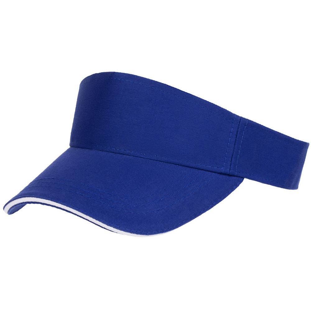 ярко-синий с белым кантом