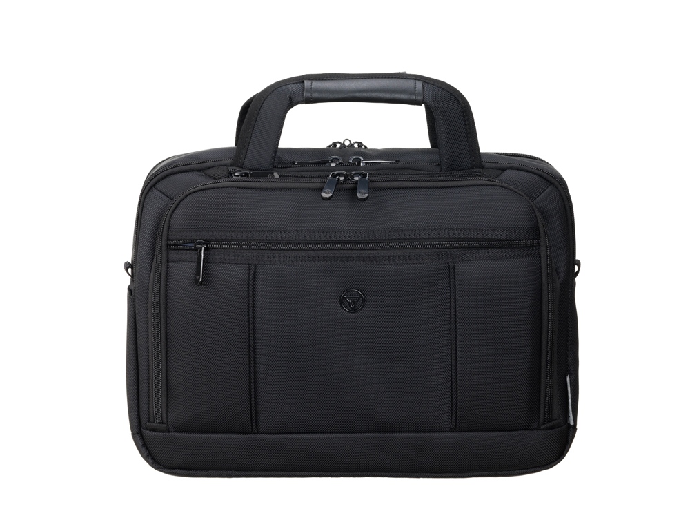 Портфель TORBER VOYAGE для ноутбука 14-16``, черный, баллистический нейлон, 41 x 12 x 30 см, 11 л