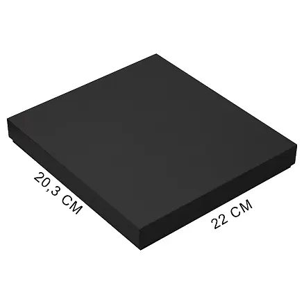 Коробка подарочная, размер  203*220*30 мм,  Solution Gift Soft Touch для ежедневника и ручки, черная
