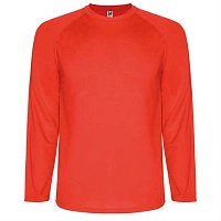 Спортивная футболка MONTECARLO L/S мужская, КРАСНЫЙ S