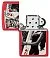 Зажигалка ZIPPO Skull King Queen Beauty с покрытием Red Matte, латунь/сталь, красная, 38x13x57 мм small_img_4
