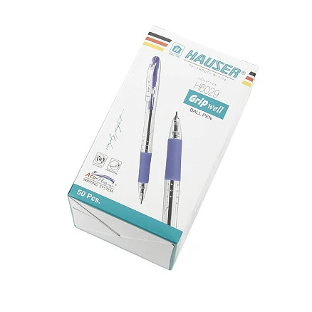 Шариковая ручка Hauser Grip-Well, пластик,