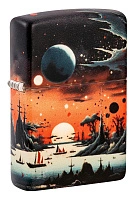 Зажигалка ZIPPO Galactic Landscape Design с покрытием 540 Matte, латунь/сталь, разно