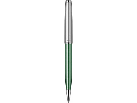 Шариковая ручка Parker Sonnet Essentials Green SB Steel CT, цвет чернил black, перо: M, в подарочной упаковке.