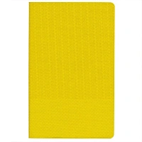 Ежедневник Knit, недатированный, желтый