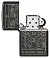 Зажигалка ZIPPO Wheel Of Fortune с покрытием High Polish Black, латунь/сталь, черная, глянцевая, 38x13x57 мм small_img_4