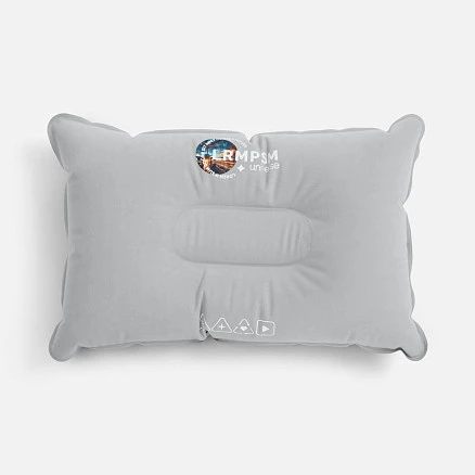Надувная подушка Pillowish, серая