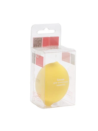 Спонж Dewal Beauty для нанесения макияжа (лимон), (1шт /уп),