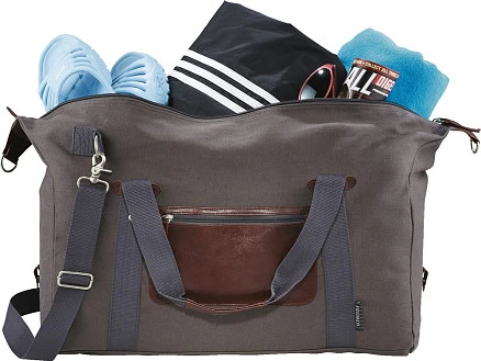 Сумка Duffel, коричнево-серый