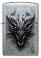 Зажигалка ZIPPO Dragon Design с покрытием Linen Weave, латунь/сталь, серебристая, 38x13x57 мм small_img_2