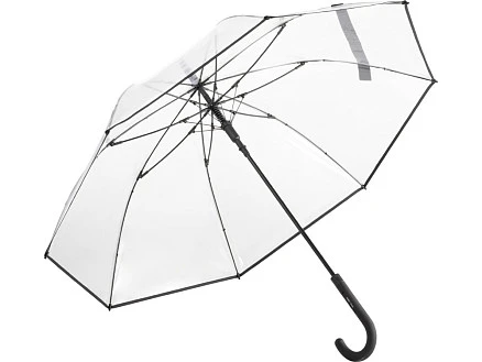 Зонт 7112 AC regular umbrella FARE® Pure  transparent-black