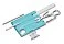 Швейцарская карточка VICTORINOX SwissCard Nailcare, 13 функций, полупрозрачная бирюзовая small_img_4