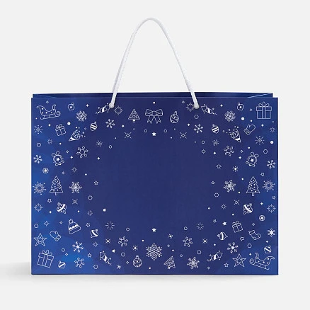 Пакет Snowlace, синий