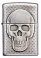Зажигалка ZIPPO Skull Design с покрытием Brushed Chrome, латунь/сталь, серебристая, 38x13x57 мм small_img_2