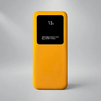 Внешний аккумулятор Kris soft touch, 10000mAh (Жёлтый)