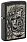 Зажигалка ZIPPO Gory Tattoo с покрытием Black Matte, латунь/сталь, черная, матовая, 38x13x57 мм_COLOR_48616