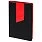 Ежедневник Bookmark, недатированный, черный с красным_НЕДАТИРОВАННЫЙ