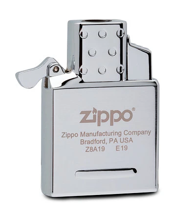 Газовый вставной блок для широкой зажигалки Zippo, одинарное пламя, нержавеющая сталь