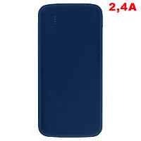 Внешний аккумулятор «Universal», 10 000 mAH, 5V 2.4 A, темно-синий
