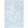 Плед Winterflake, бело-голубой с люрексом small_img_1