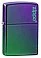 Зажигалка ZIPPO Classic с покрытием Iridescent, латунь/сталь, фиолетовая, матовая, 38x13x57 мм small_img_1