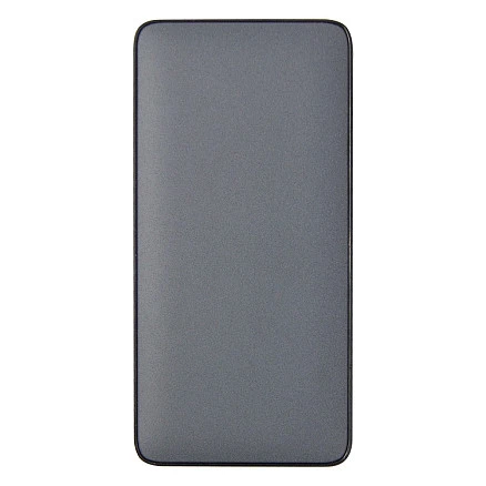 Внешний аккумулятор (powerbank) «WeCharge Velvet», 10 000 mAH, 5V -2A , c цифровым дисплеем для контроля заряда, серый