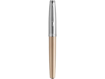 Ручка роллер Waterman Embleme цвет GOLD CT, цвет чернил: черный