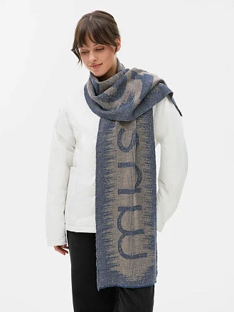 Шарф Denim XXL на заказ, полушерсть