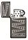 Зажигалка 65th Anniversary Zippo Slim® с покрытием Black Ice®, латунь/сталь, чёрная, 29x10x60 мм small_img_4