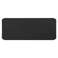 Шеврон Rectangle NUBA размер 50*20 мм, черный, со скругленными углами