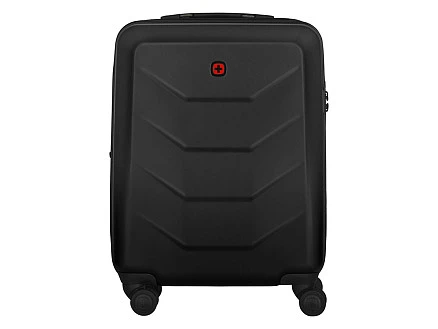 Чемодан WENGER Prymo, чёрный, малый, 40х55х20 см, 36 л, ABS+PC