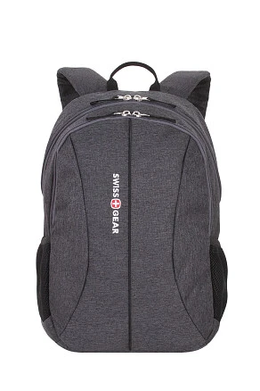 Рюкзак SWISSGEAR 13'', cерый, ткань Grey Heather/ полиэстер 600D PU , 33х16х45 см, 23 л