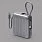 Внешний АКБ NRG Turbo Cable 10000 mAh, 22,5Вт, графит, Deppa_ГРАФИТ