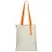 Сумка для покупок White GLOW 325 г/м² с ремувкой, оранжевая/оранжевая small_img_3