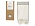 Originalhome плед 3-в-1 из переработанных материалов - 85 x 175 см - Белый_белый