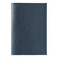 Обложка для паспорта Leather Sky Flotter Trend из натуральной кожи, темно-синяя 4142С