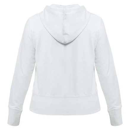 Толстовка женская Hooded Full Zip белая