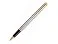 Ручка роллер Waterman Hemisphere Stainless Steel GT F, серебристый/золотистый small_img_1