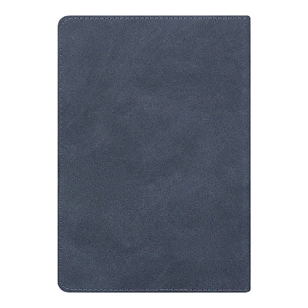 Ежедневник Flexy Tenero Suede A5, синий, недатированный, в гибкой обложке с петлей для ручки